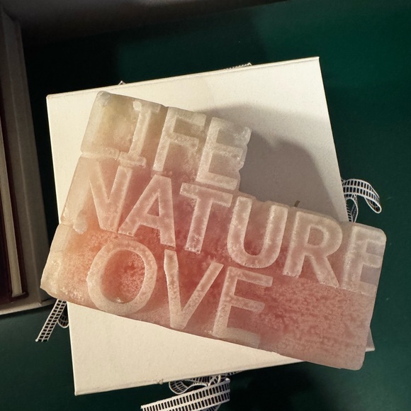 FreeCity LIFE NATURE LOVE CANDLE NEW UNUSED - Picture 1 of 7